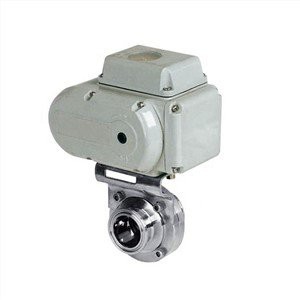 Санітарний електричний поворотний клапан швидкої установки