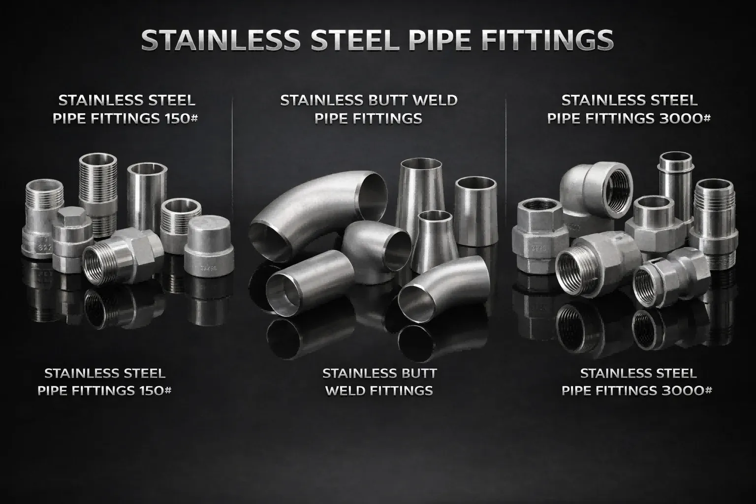 Трубопровідна арматура з нержавіючої сталі 150lbs